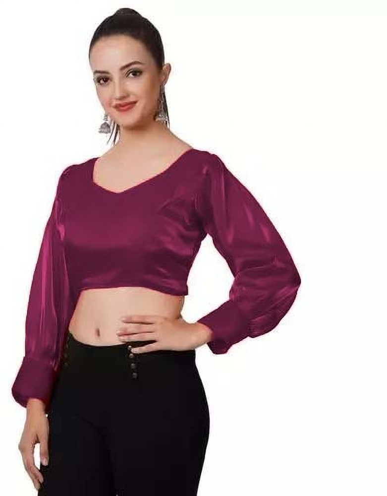 purple blouse flipkart