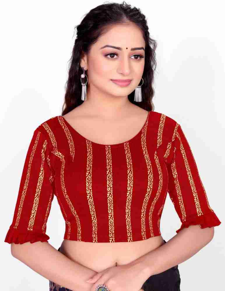 Buy Aayrisha Round Neck Women Blouse Online at Best Prices in India