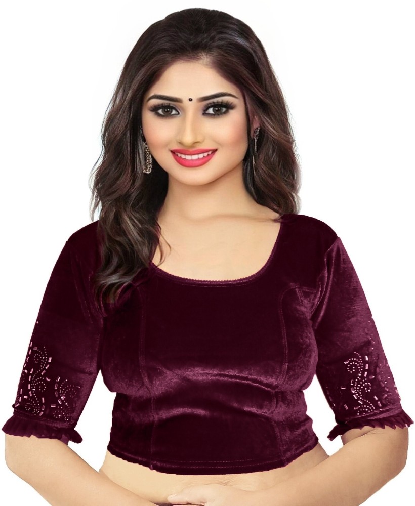 Casual Wear Full Sleeves Ladies Trendy V-Neck Readymade Blouse at