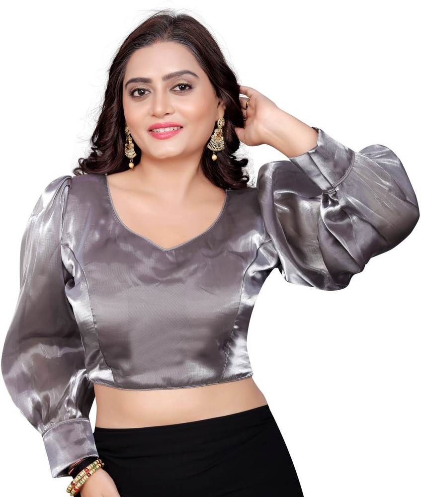 flipkart silver blouse