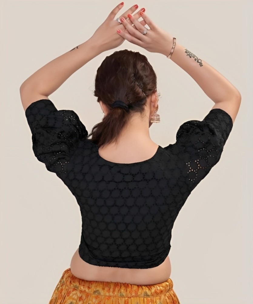 LDma Round Neck Women Blouse - Buy LDma Round Neck Women Blouse Online at  Best Prices in India