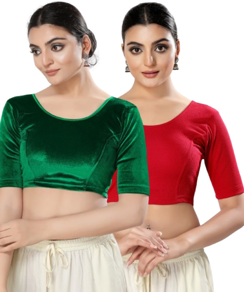 Buy Green Blouses for Women by SALWAR STUDIO Online