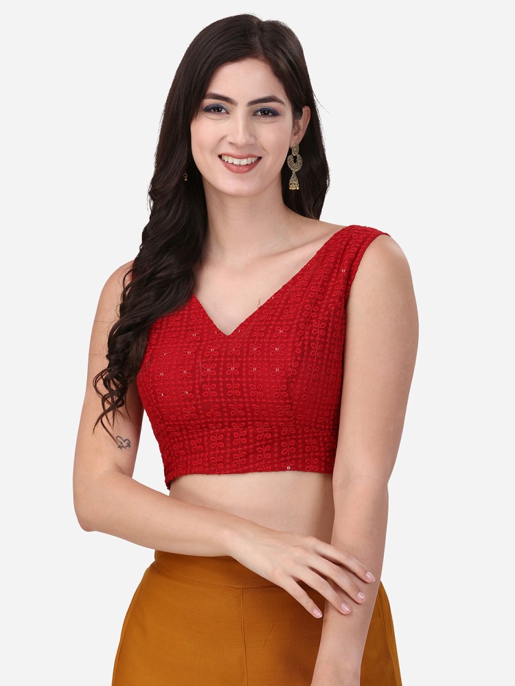 V store neck blouse