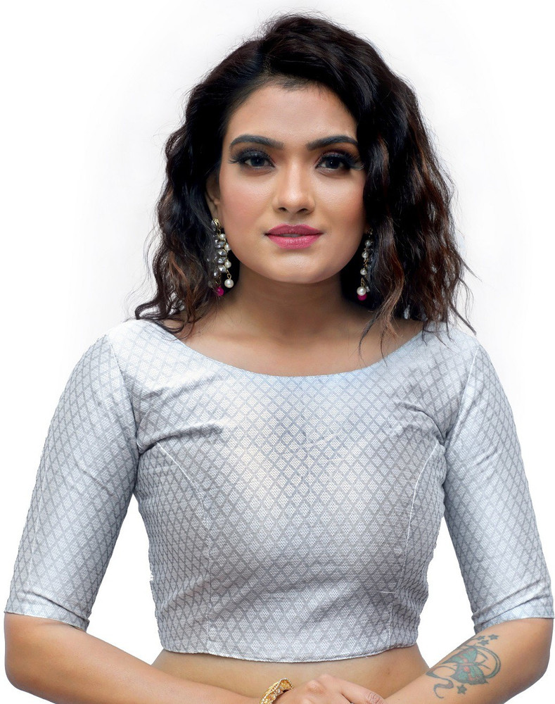 flipkart silver blouse