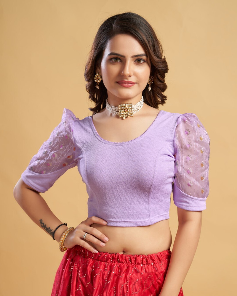 purple blouse flipkart