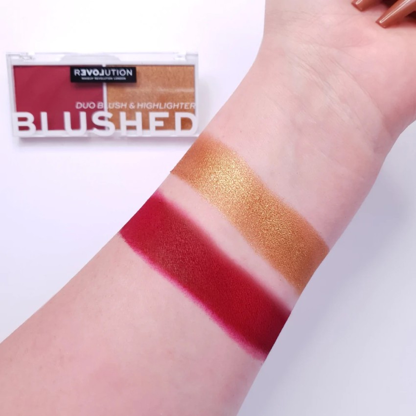 Buy Makeup Revolution - Blushed Duo Blush & Highlighter - Kindness,  Multi-Color Online at Low Prices in India 