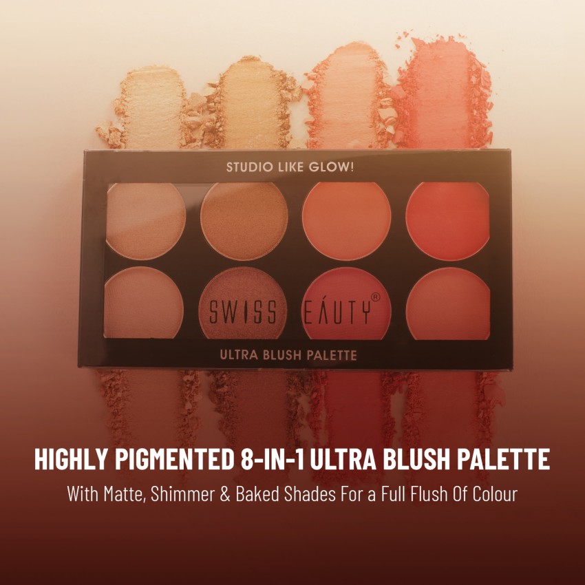 SWISS BEAUTY Ultra Blush Palette, Face Makeup, Shade-04 ,16 gm - Price in  India, Buy SWISS BEAUTY Ultra Blush Palette, Face Makeup, Shade-04 ,16 gm  Online In India, Reviews, Ratings & Features