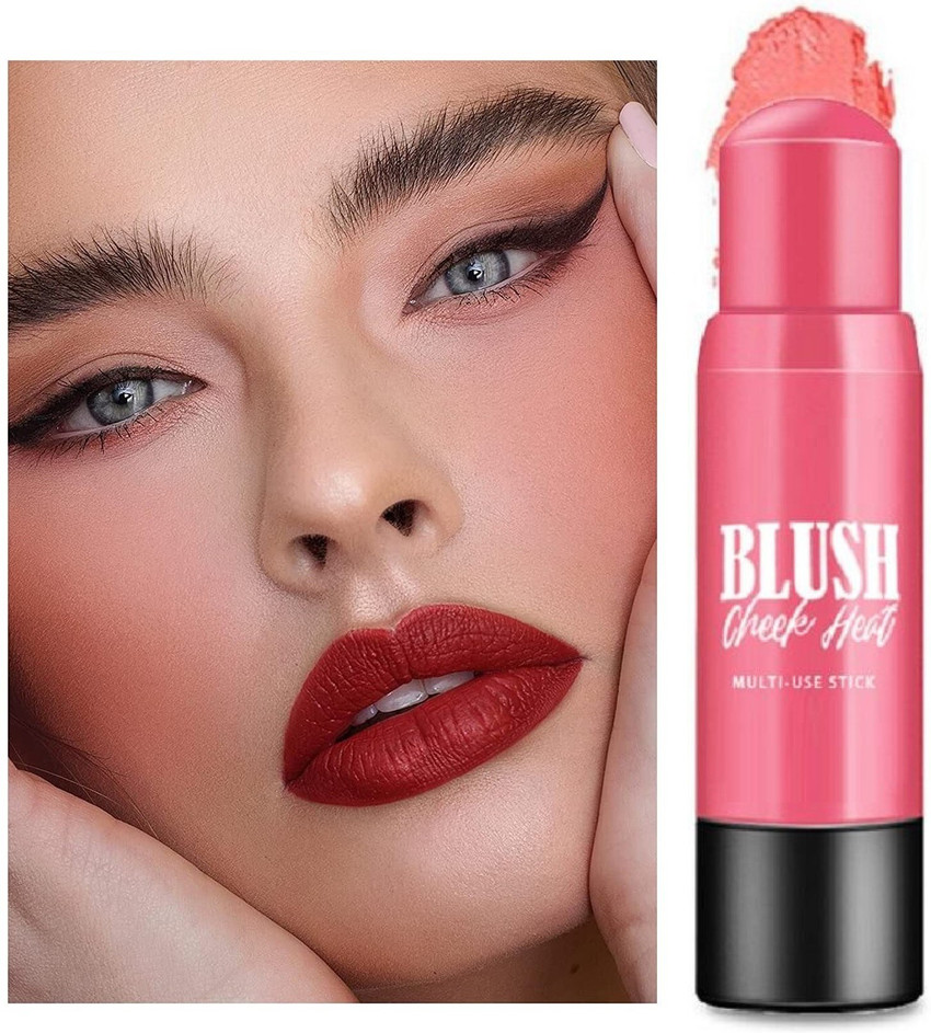 Cream Blush Stick - Multi-Use Makeup Stick for Cheeks and Lips