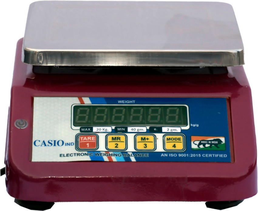 Vijay Enterprises Casio Ind Weighing Scale 30kg Weight Scale for Shop Kitchen and other Purposes Weighing Scale Price in India Buy Vijay Enterprises Casio Ind Weighing Scale 30kg Weight Scale for