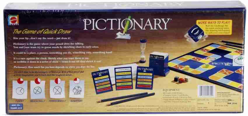 mattel GAMES Pictionary the Game of Quick Draw Educational Board