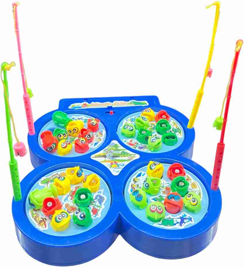 Fishing Game Toy for Kids - 32 Pieces Fishes Battery Operated Exciting  Pop-Up Action Rotating at Rs 225/piece, फिशिंग टॉय in Bhiwandi
