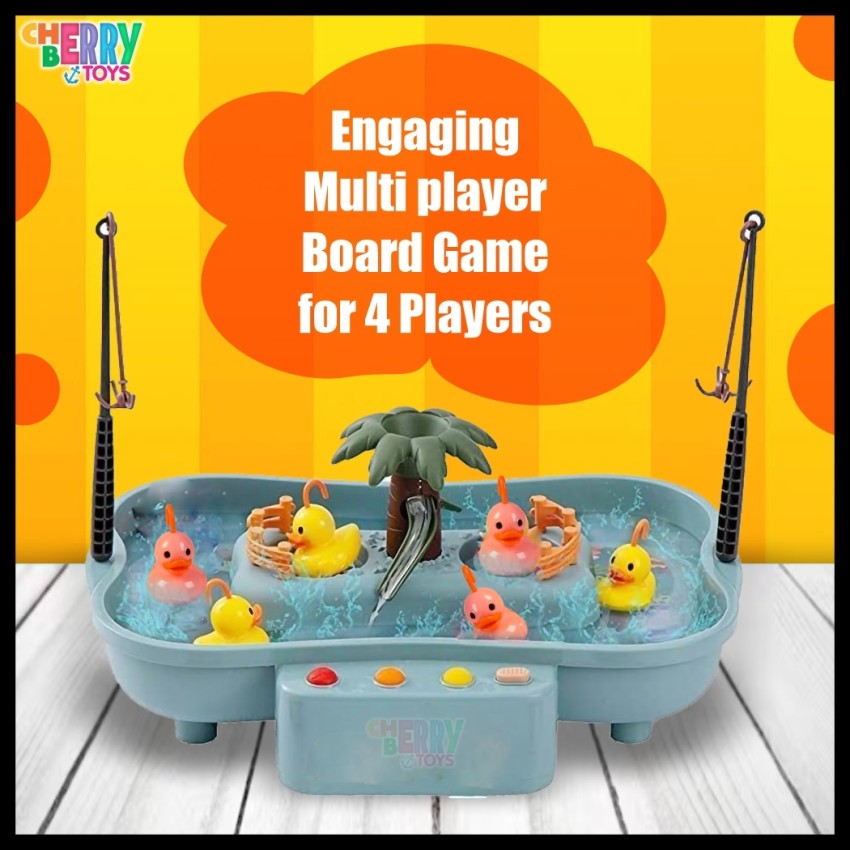 CherryBerry Toys Go Fishing Board Game Set for Kids, Electric Fishing Game  with Light and Music Educational Board Games Board Game - Go Fishing Board  Game Set for Kids