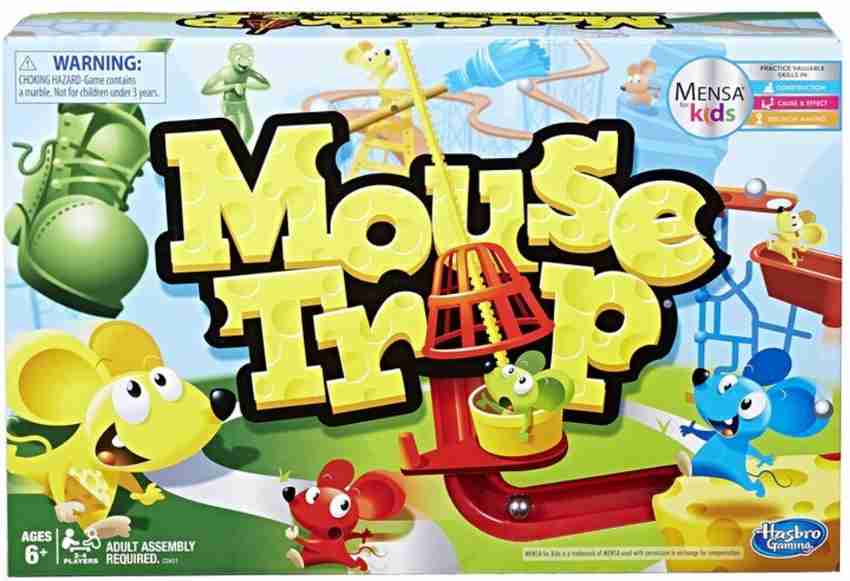  Hasbro Gaming Mouse Trap Kids Board Game, Family Board Games  for Kids, Kids Games for 2-4 Players, Family Games, Kids Gifts, Ages 6 and  Up ( Exclusive) : Toys & Games