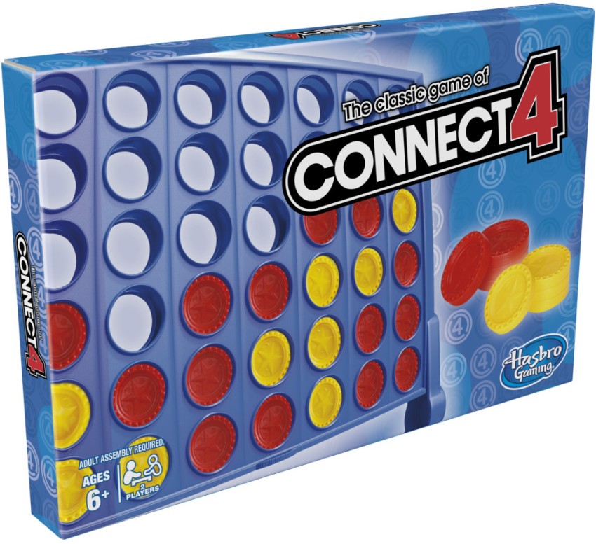  Hasbro Gaming Connect 4 Classic Grid,4 in a Row Game,Strategy  Board Games for Kids,2 Player .for Family and Kids,Ages 6 and Up : Toys &  Games