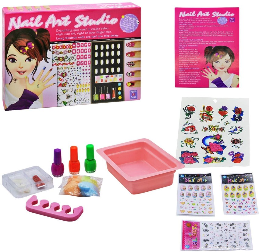 Toyzwonder Nail Art Studio Salon Kit For Girls - Price in India, Buy  Toyzwonder Nail Art Studio Salon Kit For Girls Online In India, Reviews,  Ratings & Features