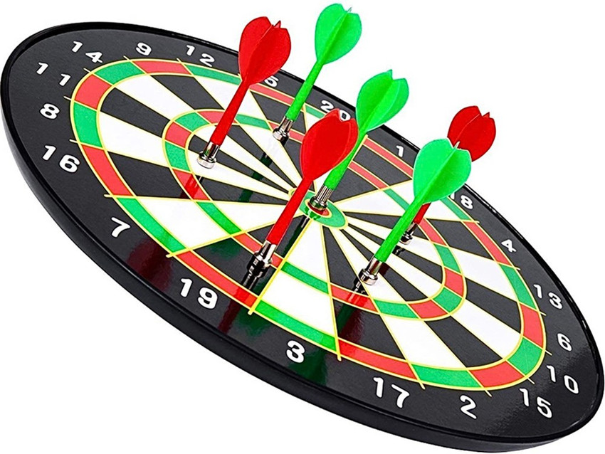 Childrens magnetic top dart board