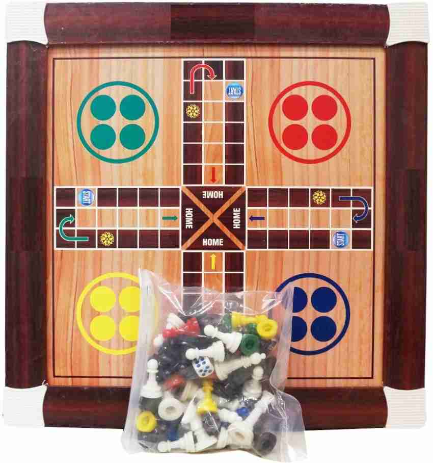 Muren 2 In 1 Wooden Chess Ludo Board Game with Chess Piece Strategy & War Games  Board Game - 2 In 1 Wooden Chess Ludo Board Game with Chess Piece . shop