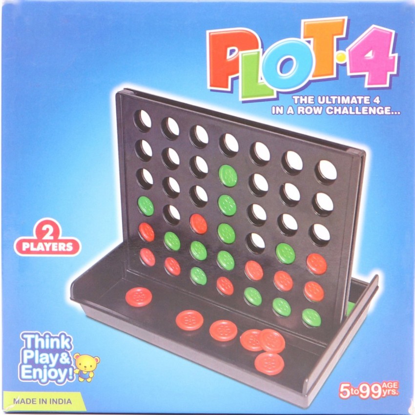 Connect 4 Classic Grid Board Game, 4 in a Row Game for Kids, 2 Player  Strategy Board Games, Ages 6+ 