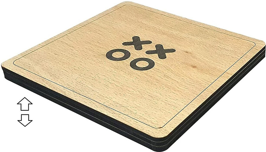 Buy FRAYO Brand Wooden Tic Tac Toe and Solitaire Board Game, Traditional  Challenging Board Game for Kids and Adults (Weight: 480 Gm) Online at Low  Prices in India 