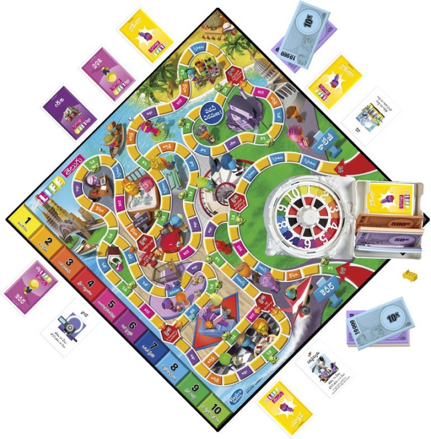 Buy LUCHILA The Game of Life Game Family Board Game for 2-4 Players Indoor Game  for Kids Ages 8 and Up, Multicolor Online at Low Prices in India 