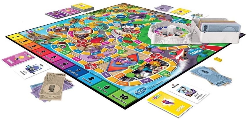 HASBRO GAMING The Game of Life Classic Game, Family Board Game