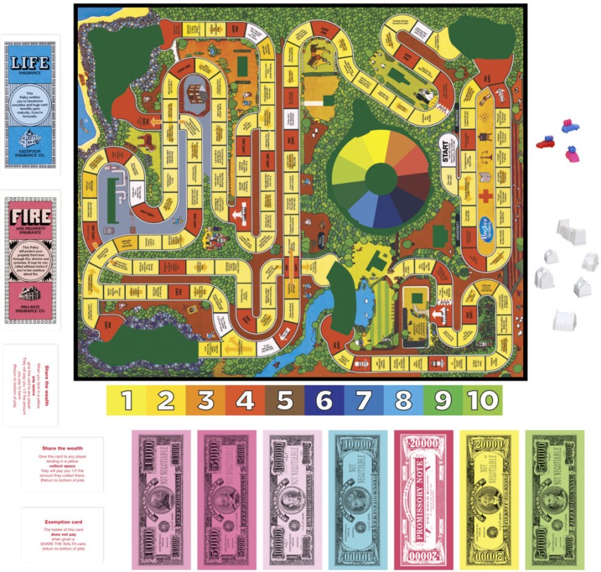 Buy LUCHILA The Game of Life Game Family Board Game for 2-4 Players Indoor Game  for Kids Ages 8 and Up, Multicolor Online at Low Prices in India 