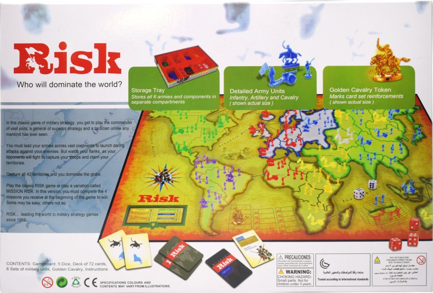 Risk Strike sells a 20-minute version of the classic world domination board  game, sans world map