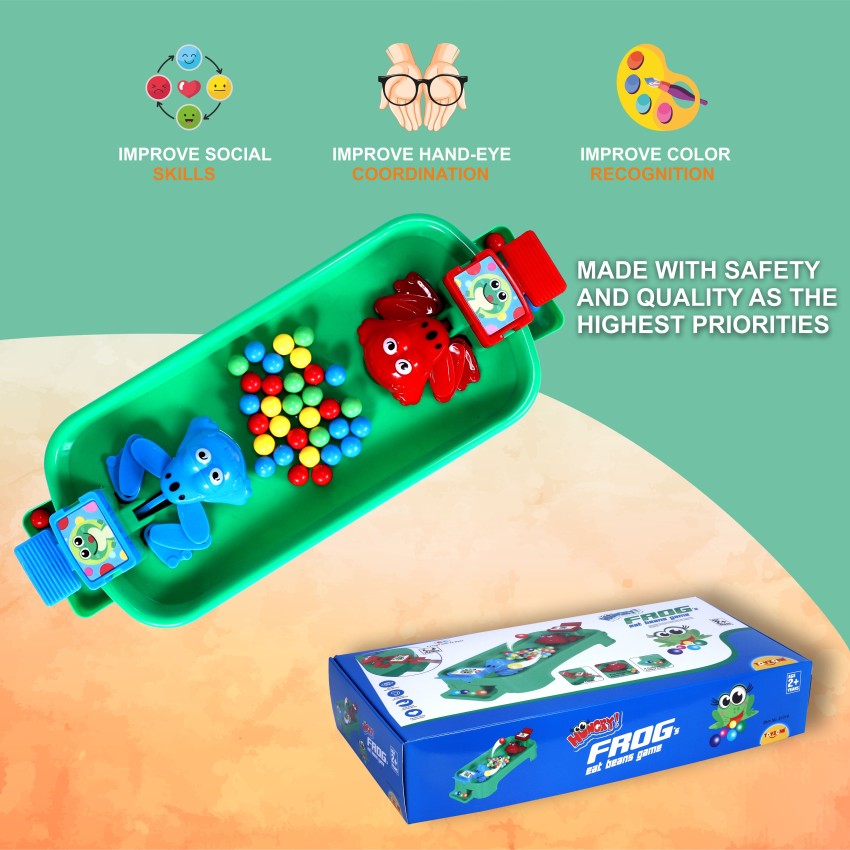 Toyzone Frog Eat Beans Game-2 Players Strategy & War Games Board Game - Frog  Eat Beans Game-2 Players . Buy Frog toys in India. shop for Toyzone  products in India.