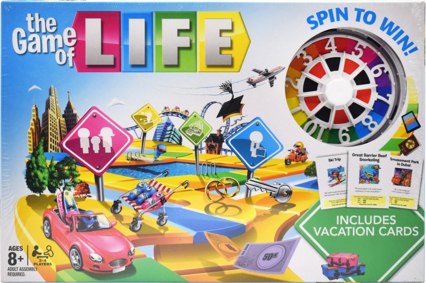 The Game of Life Board Game for Kids and Family Ages 8 and Up, 2-4 Players