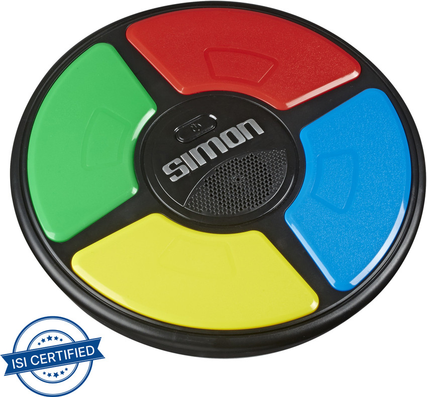 Basic Fun Simon Electronic Game with Digital Screen and Built-In Counter,  9-Inch Diameter