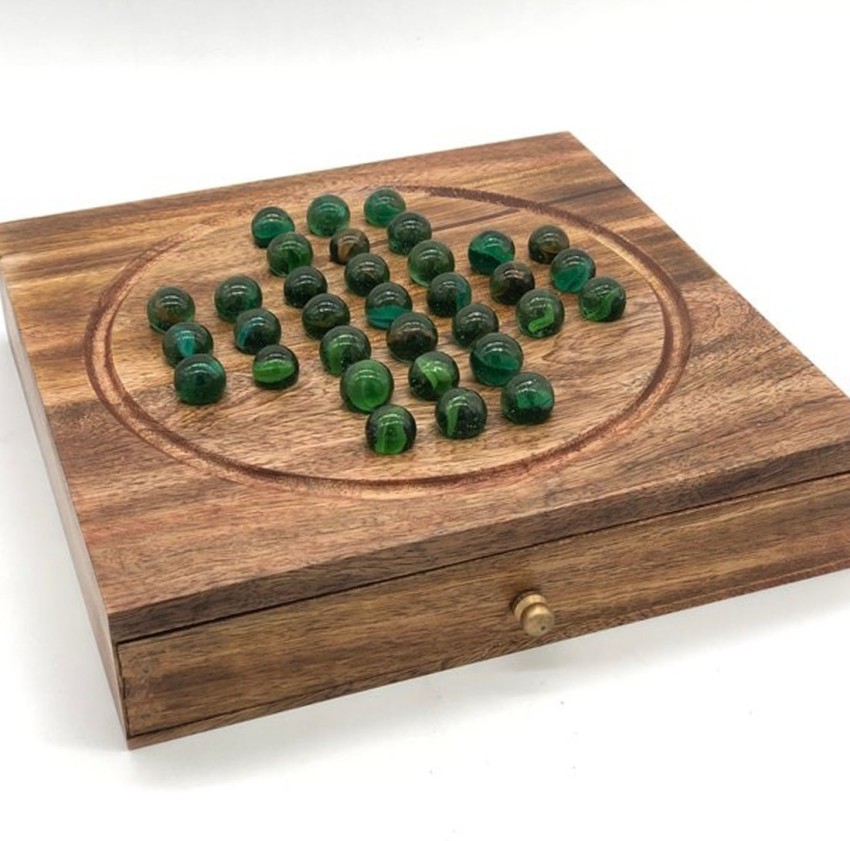 Flat Marbles used in board game. Stock Photo