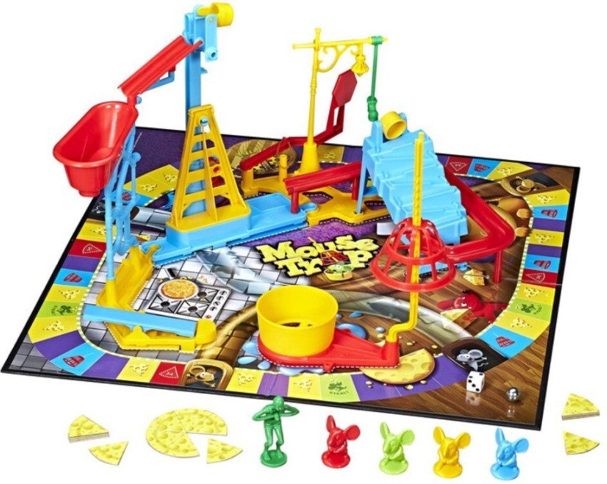  Hasbro Gaming Mouse Trap Kids Board Game, Family Board Games  for Kids, Kids Games for 2-4 Players, Family Games, Kids Gifts, Ages 6 and  Up ( Exclusive) : Toys & Games