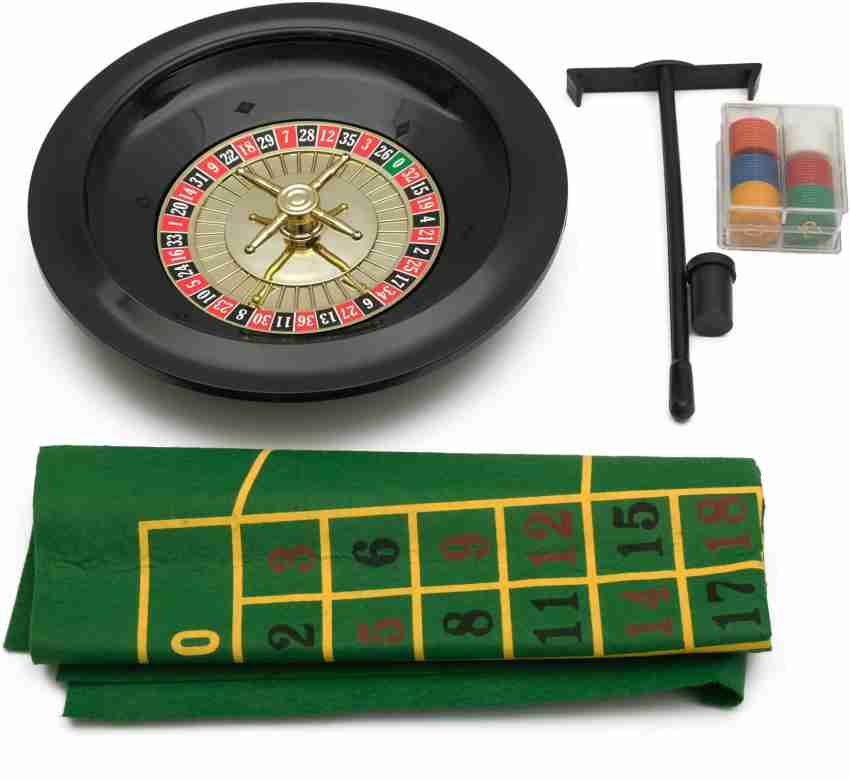 Store2508 10-Inch Deluxe Roulette Set with Accessories Board Game