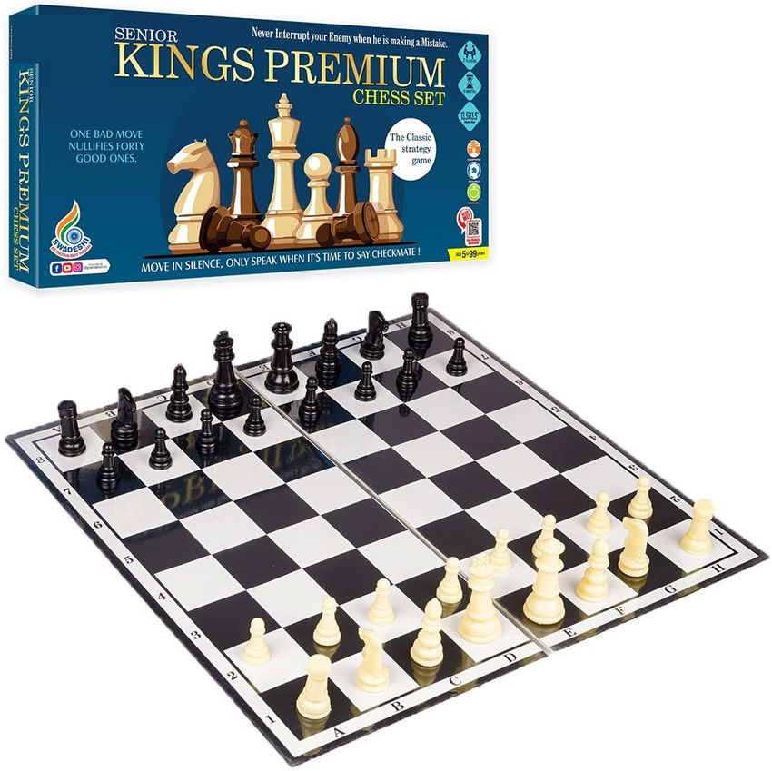 zokato Senior Kings Premium chess set Strategy War Games Board