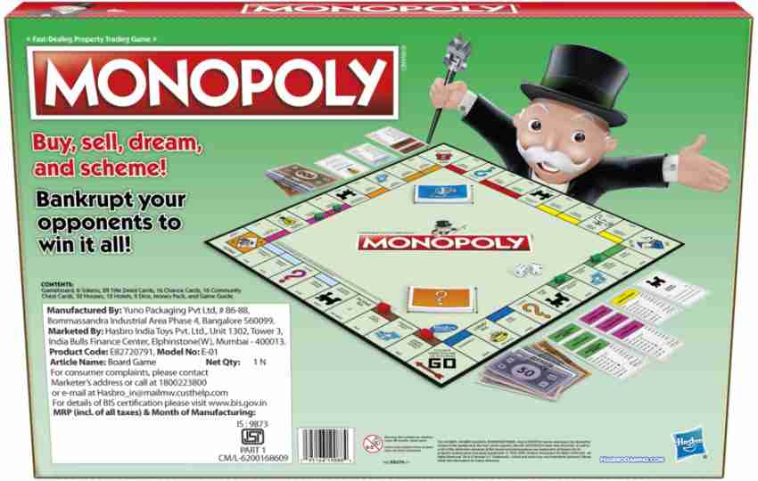 Jeu Monopoly classique+8ans – Orca