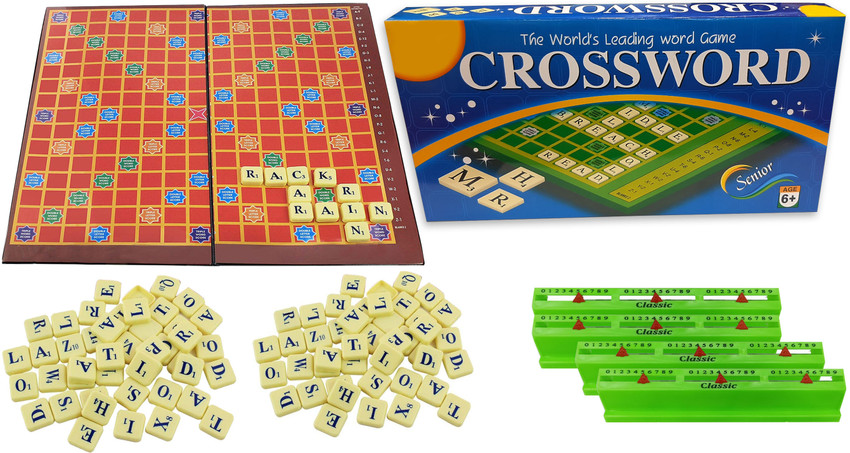 Multicolor FUN TREASURE THE DAILY CROSSWORD, Number Of Players: 2-4