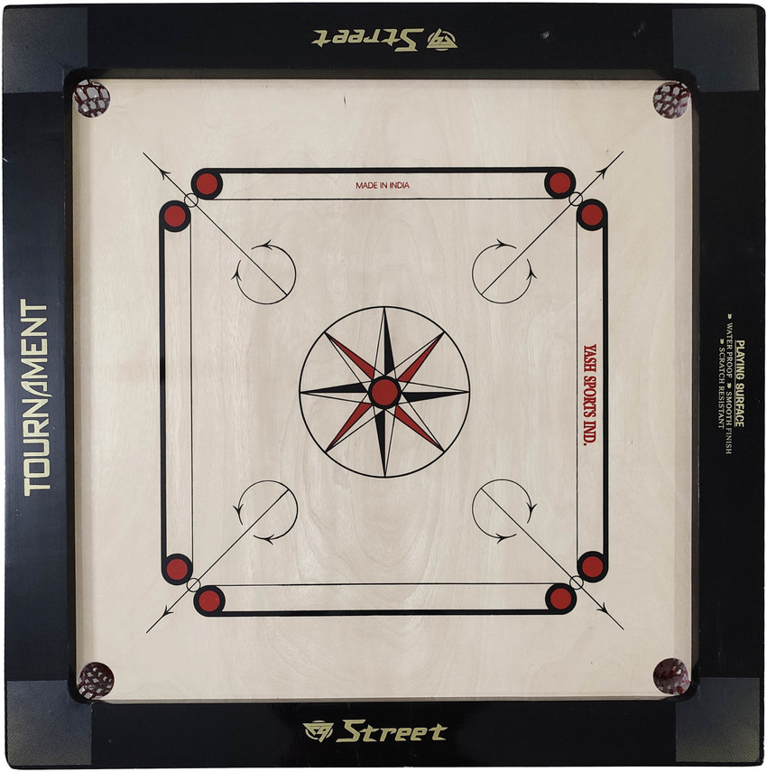 F9 STREET Tournament Carrom board Club Size 36 Inch 3 in Border