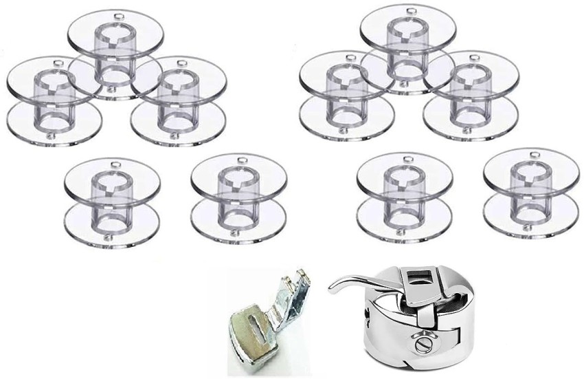 ZENITH 15 Plastic Transparent Bobbins for Any Automatic Sewing Machines  (Singer/Usha/Brother) Plastic Bobbins Price in India - Buy ZENITH 15  Plastic Transparent Bobbins for Any Automatic Sewing Machines  (Singer/Usha/Brother) Plastic Bobbins online