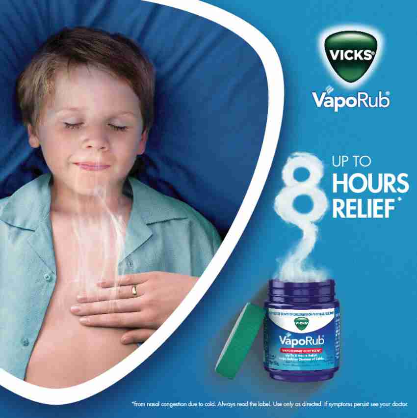 Vicks VapoRub Red Xtra Strong Cough Cold Headache Blocked Nose 10ml 25ml  50ml
