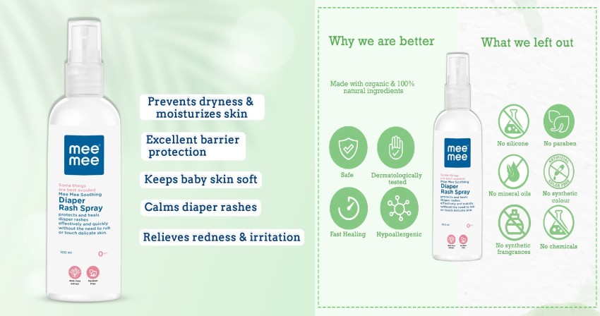 Buy Soothing Baby Diaper Nappy Rash Spray with Aloe Vera Extracts