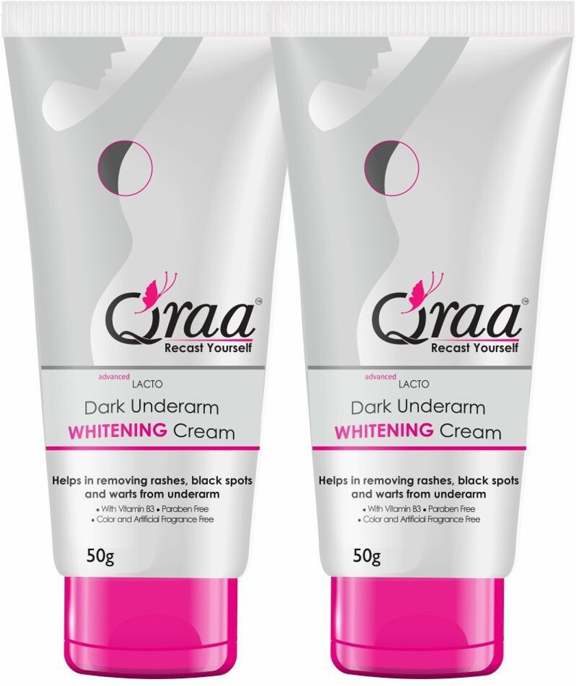 Qraa Advanced Lacto Dark Underarm Whitening Cream 50 50g Price in India Buy Qraa Advanced Lacto Dark Underarm Whitening Cream 50 50g online at Flipkart