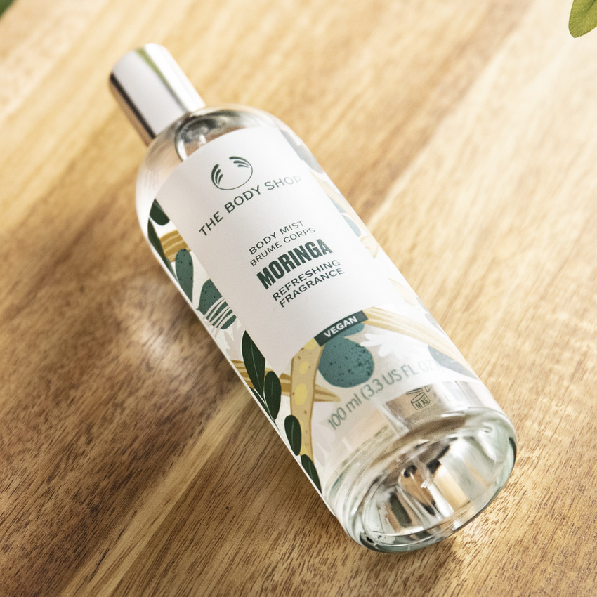 THE BODY SHOP BODY MIST MORINGA 100ML Body Mist For Men Women