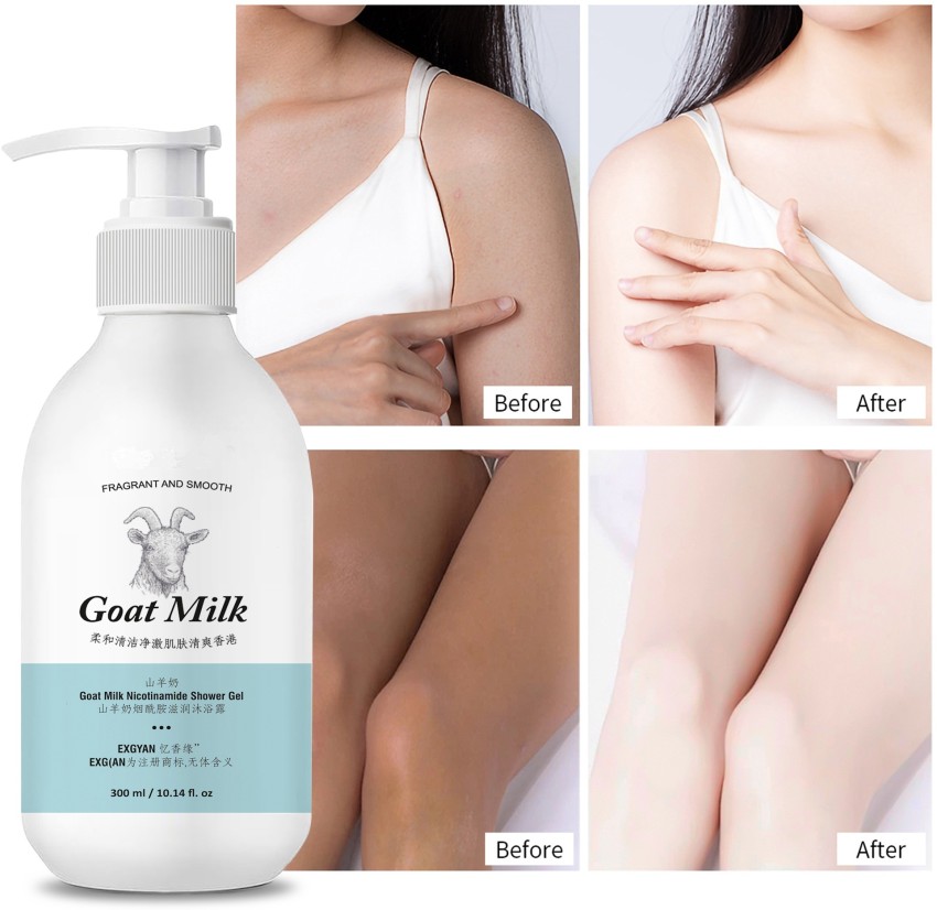 Goat milk Mousse body wash whitening shower gel ANTI-AGEING GEL