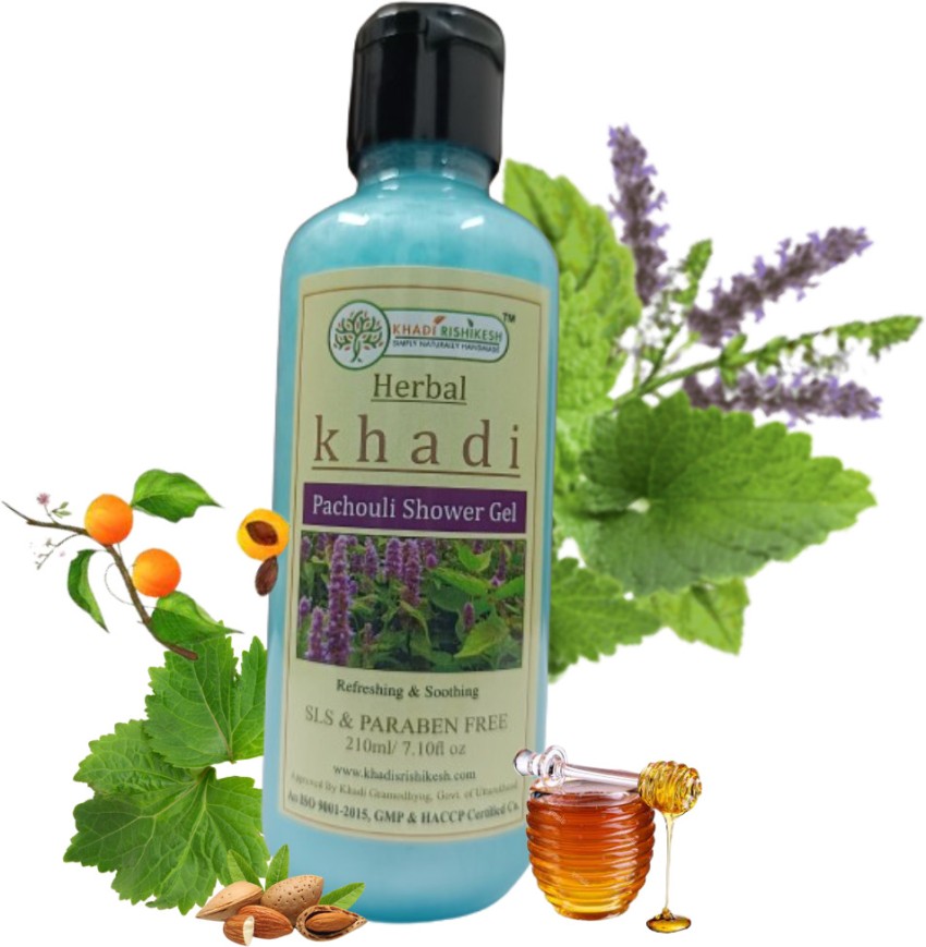 Khadi Rishikesh Pachouli Shower Gel Remove Dead Skin Cell Reduce