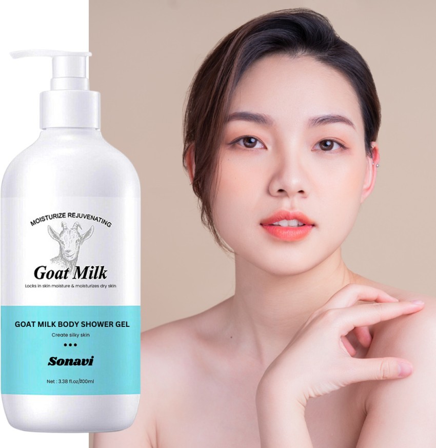 Goat milk Mousse body wash whitening shower gel ANTI-AGEING GEL