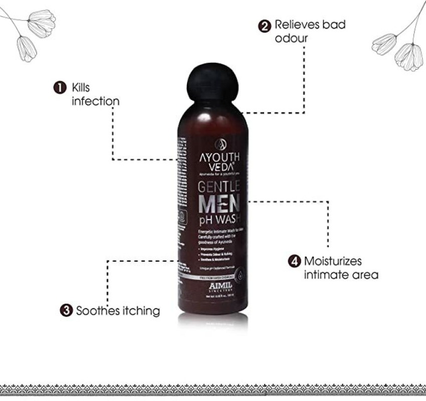 Ayouthveda Gentlemen PH Wash Intimate Hygiene Wash For Men