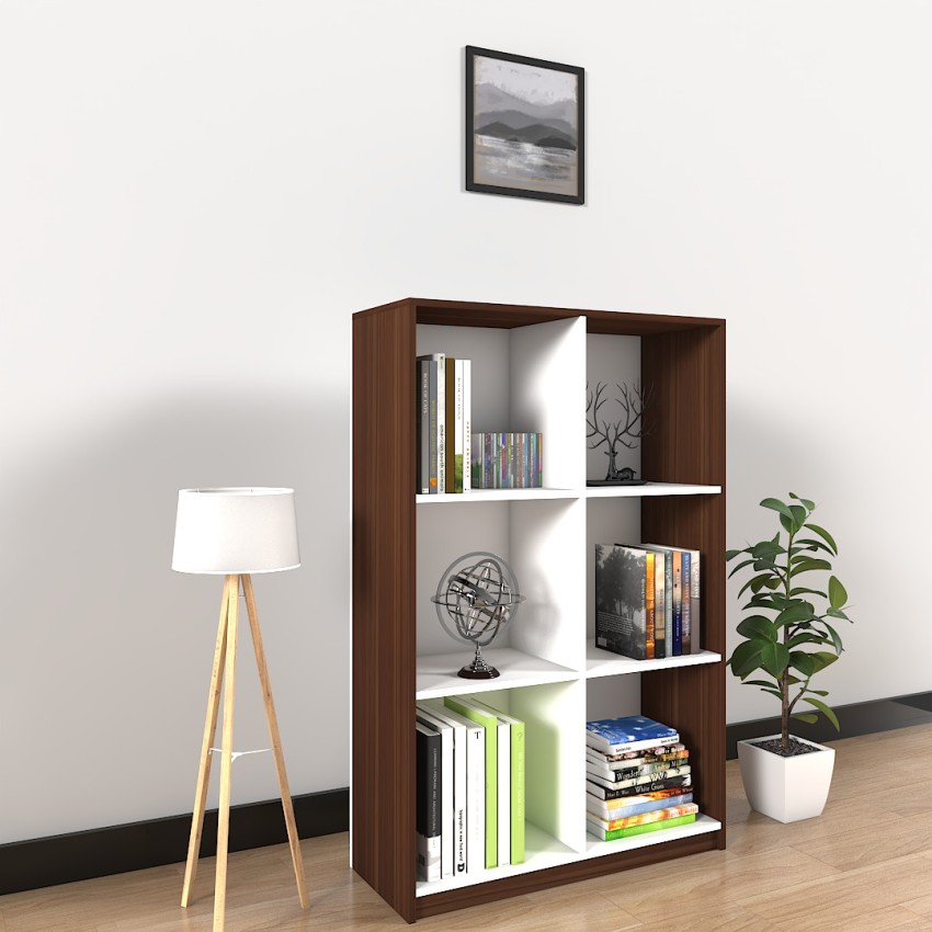 FURLENCO Bianca Engineered Wood Semi-Open Book Shelf Price in India - Buy  FURLENCO Bianca Engineered Wood Semi-Open Book Shelf online at