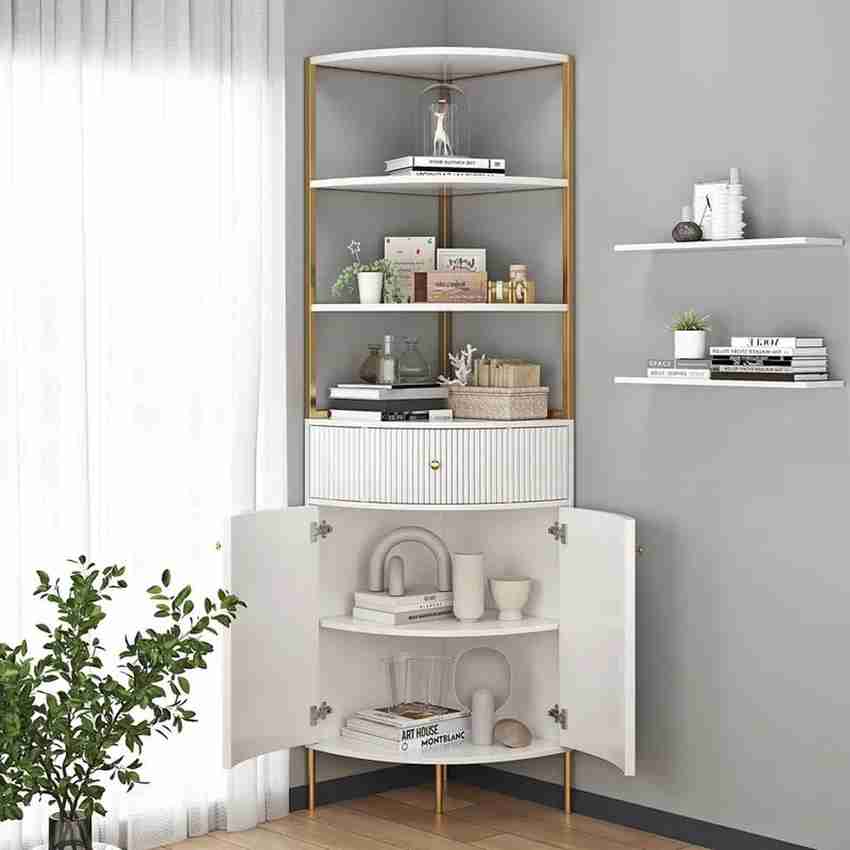 Crate and online barrel corner bookcase