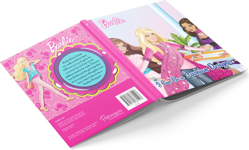 Barbie I Can Be a Fashion Designer Story book Hardcover Written by J E Bright Barbie I Can Be a Fashion Designer Story book Hardcover Written by