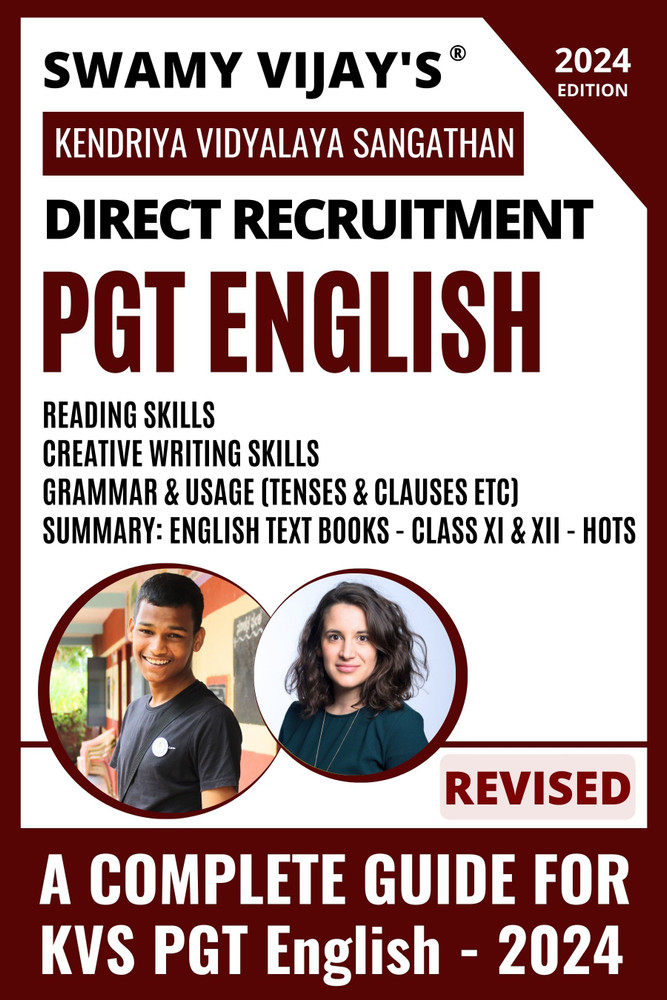KVS PGT ENGLISH DIRECT RECRUITMENT 2024: Buy KVS PGT ENGLISH 
